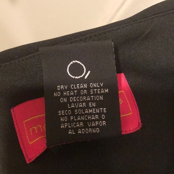 Embellished Black Halter Top with Open Back - Picture 7 of 8